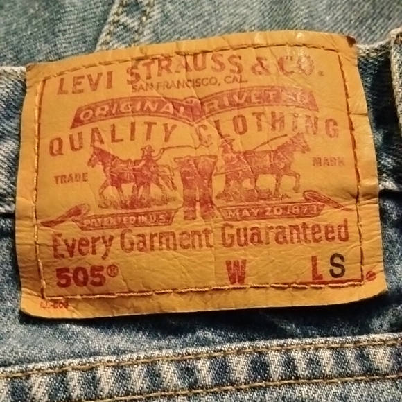 Levi's 505 Slim Fit Straight Leg Jeans Size 12 - Picture 4 of 4